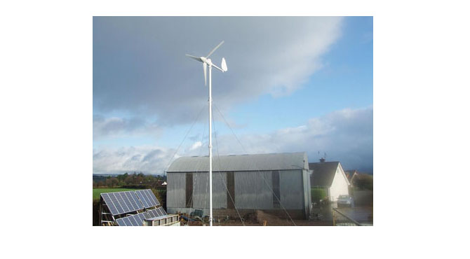 suneco wind turbine 3kw install