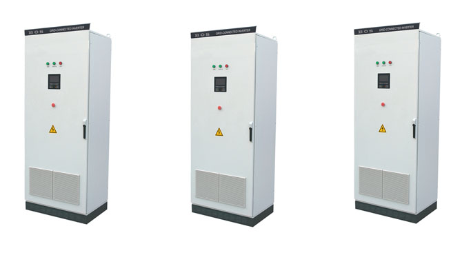 Three-phase series small wind turbine grid-connected inverter